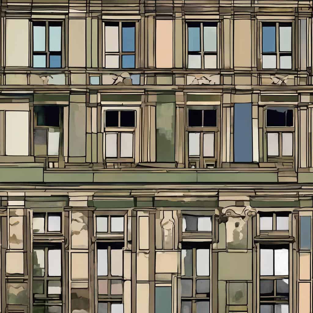 Λιτό εικαστικό έργο με σύμβολα τέχνης και δημιουργία, αναδεικνύοντας την τέχνη και την εικαστική έκφραση.