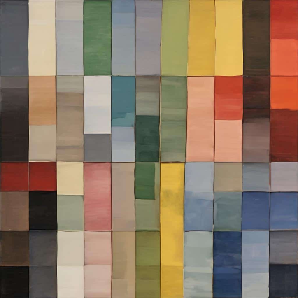 Χρώματα και εικαστικά σύμβολα δημιουργίας τέχνης, καμβάς σύγχρονης ζωγραφικής.